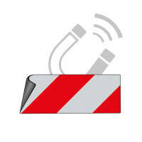 Magnetic warning marker