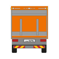 Warning markings in accordance with ECE70