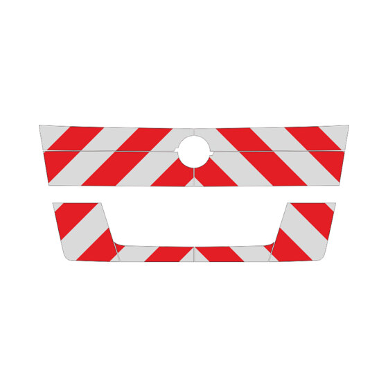 Opel Zafira, B, 2005/07 - 2014/12 | Rear warning marking set