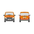 MB Vito, tailgate, 2010/10 - 2014/05 | Warning marking set