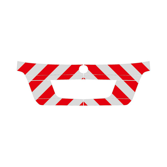 MB GLK X204, 2008/10 - 2015/06 | Rear warning marking set