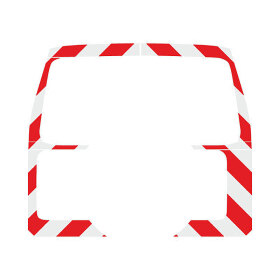 Rear warning marking set Mitsubishi Pajero