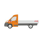 Fiat Ducato/Peugeot Boxer, Pritschenaufbau (glatter Untergrund), 2011/11 - 2014/04 | Warnmarkierungssatz