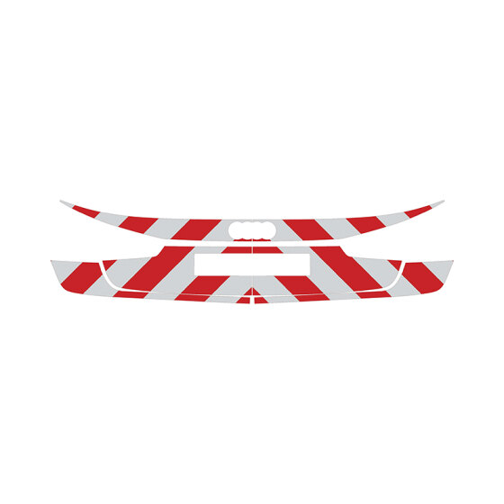 Audi Q3 8U, 2014/12 - 2018/06 | Heck-Warnmarkierungssatz