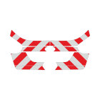 Ford Kuga, 2008/05 - 2012/10 | Heck-Warnmarkierungssatz