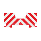 Nissan Navara, 04/2010 - 12/2015 | Rear warning marking kit