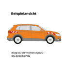 Skoda Yeti, 2013/12 - 2017/07 | Warning marking set