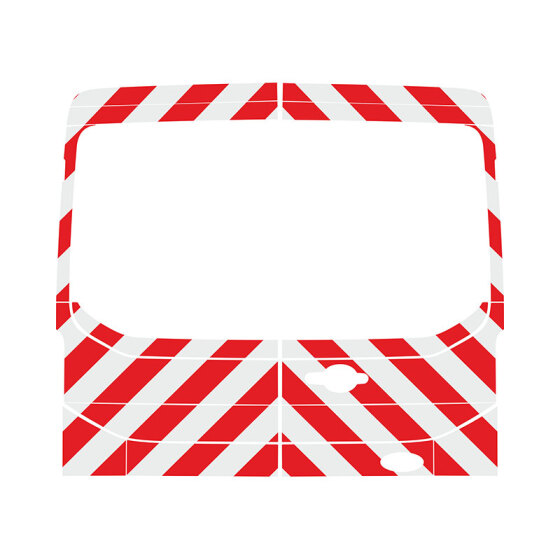 Ford Transit, station wagon, H2, 2014/05 - | Rear warning marking set