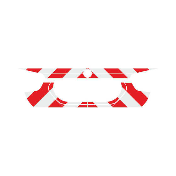 MB GLA, X156, 2013/12 - 2019/04 | Heck-Warnmarkierungssatz