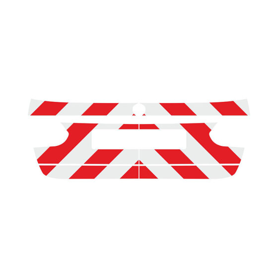 MB C-Class, S205, 06/2014 - 02/2021 | Rear warning marking kit