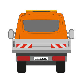 Iveco Daily, Pritschenaufbau, 2014/07 - | Warnmarkierungssatz