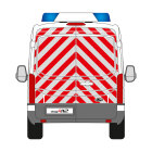 Ford Transit, box, H2, 2014/05 - | Rear warning marking set