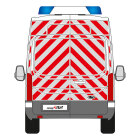 Ford Transit, Kasten, H3, 2014/05 - | Heck-Warnmarkierungssatz