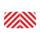 Ford Transit, Kombi, 2014/05 - , extension box | Rear warning marking set