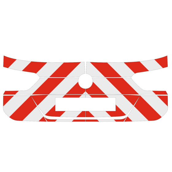 VW Tiguan II, 02/2016 - 11/2023 | Rear warning marking set