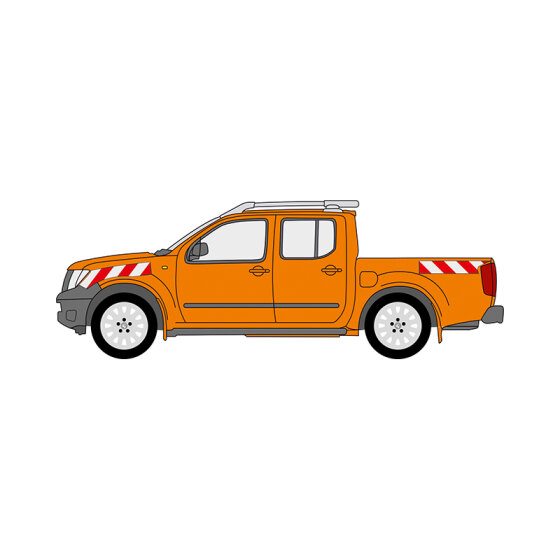 Nissan Navara, 2016/01 - 2022/06 | Warning marking set