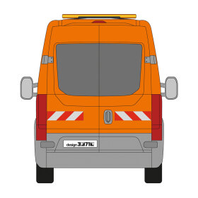 Iveco Daily, 2014/07 - | Warnmarkierungssatz