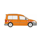 VW Caddy, Hecktüren, 2015/06 - 2020/09 | Warnmarkierungssatz