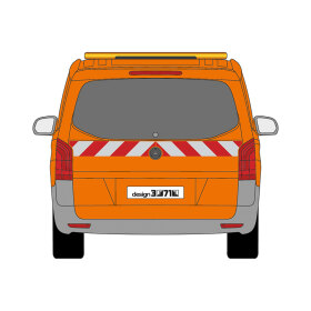 MB Vito, tailgate, 2014/06 - | Warning marking set