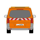 MB Vito, tailgate, 2014/06 - | Warning marking set