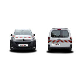 Citroen Berlingo, Hecktüren, 2015/03 - 2018/05 | Warnmarkierungssatz