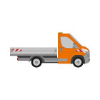 Fiat Ducato/Peugeot Boxer/Citroen Jumper, Pritschenaufbau (glatter Untergrund), 2014/06 -  | Warnmarkierungssatz