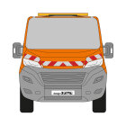 Fiat Ducato/Peugeot Boxer/Citroen Jumper, Pritschenaufbau (glatter Untergrund), 2014/06 -  | Warnmarkierungssatz