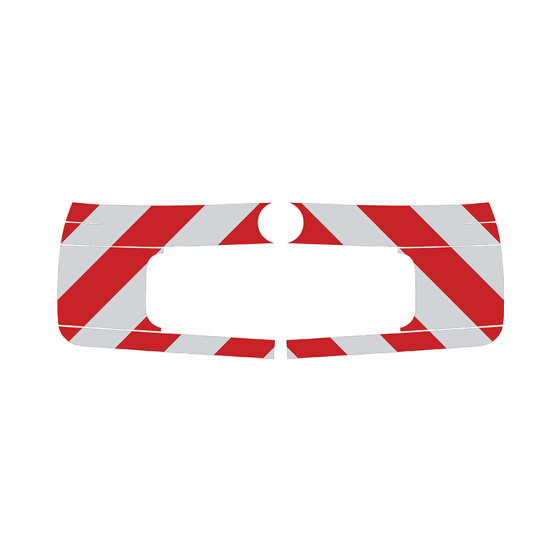 Fiat Panda, 2012/01 - | Rear warning marking set