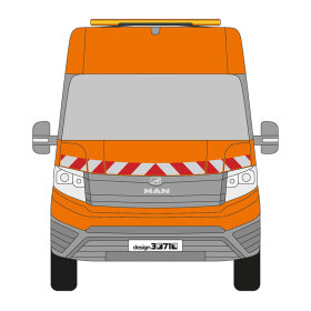 VW Crafter / MAN TGE, 2017/03 - | Warning marking set