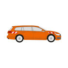VW Passat B8 Variant, 2014/11 - 2023/11 | Warnmarkierungssatz