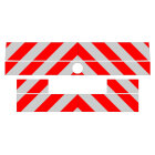 VW T4, estate, tailgate, 1990/08 - 2003/06 | Rear warning marking set