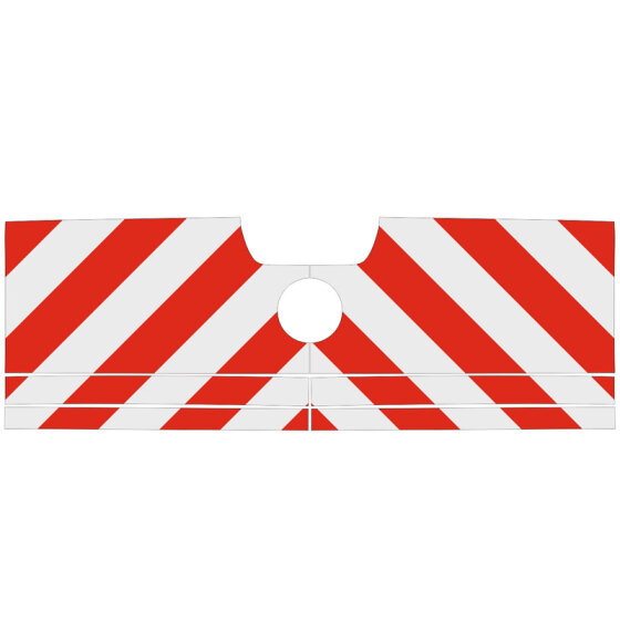 MB X-Class, 2017/11 - 2020/05 | Rear warning marking set