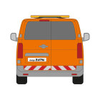 Opel Vivaro C/Citroen Jumpy/Peugeot Expert/Toyota ProAce, 2016/03 - 2024/01 | Warning marking set