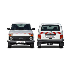 Lada 4x4 (Niva), 2015/11 - 2019/12 | Warning marking set