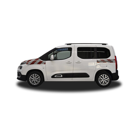 Citroen Berlingo, L1, Heckklappe, 2018/06 – 2024/01 | Warnmarkierungssatz