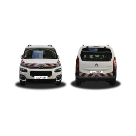 Citroen Berlingo, L1, Heckklappe, 2018/06 – 2024/01 | Warnmarkierungssatz