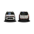 Citroen Berlingo, L1, Heckklappe, 2018/06 – 2024/01 | Warnmarkierungssatz