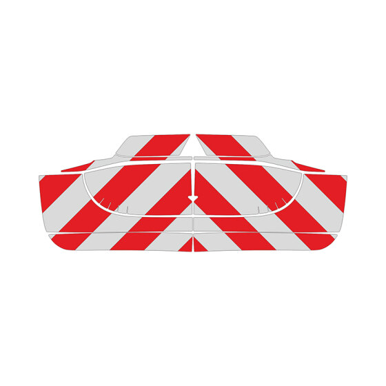 Mitsubishi Outlander, 2015/10 - | Rear warning marking kit