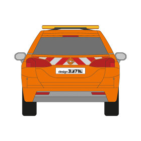 Opel Astra K, Sportstourer, 2015/10 - 2021/12  | Warnmarkierungssatz