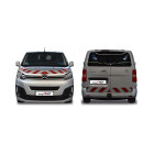 Opel Vivaro C/Citroen Jumpy/Peugeot Expert/Toyota ProAce, 2016/03 - 2024/01 | Warning marking set