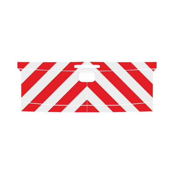 Mitsubishi L200, 2015/09 - 2019/09 | Heck-Warnmarkierungssatz