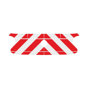 VW Polo VI, AW, 2017/09 - 2021/08 | Heck-Warnmarkierungssatz