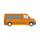 Renault Master III, 2019/10 - 2024/08 | Warnmarkierungssatz