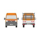 Renault Master III, Pritschenaufbau, 2019/10 - 2024/08 | Warnmarkierungssatz