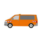 VW T6.1, Hecktüren, 2019/11 - 2024/04 | Warnmarkierungssatz