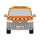 VW T6.1, Hecktüren, 2019/11 - 2024/04 | Warnmarkierungssatz