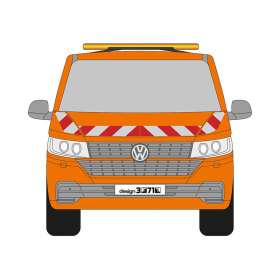 VW T6.1, Pritschenaufbau, 2019/11 - 2024/04 | Warnmarkierungssatz