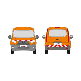 Ford Transit Connect, Heckklappe, L1, 2018/09 - 2024/05 | Warnmarkierungssatz