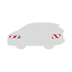 Renault Twingo, III, 09/2014 - 04/2019 | Warning marking set