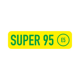 Aufkleber "SUPER 95 (E5)"